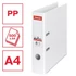 Kép 2/8 - Iratrendező, 75 mm, A4, PP, élvédő sínnel, ESSELTE "Standard", Vivida fehér
