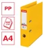 Kép 2/8 - Iratrendező, 75 mm, A4, PP, élvédő sínnel, ESSELTE "Standard", sárga