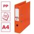 Kép 2/8 - Iratrendező, 75 mm, A4, PP, élvédő sínnel, ESSELTE "Standard", narancssárga