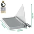 Kép 7/7 - Vágógép, karos, A3, 10 lap, LEITZ "Precision Home Office"