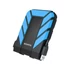 Kép 2/3 - 2,5" HDD (merevlemez), 1TB, USB 3.2 Gen1, ütésálló, ADATA "HD710P", kék