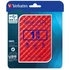 Kép 1/3 - 2,5" HDD (merevlemez), 1TB, USB 3.0, VERBATIM "Store n Go", piros