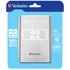 Kép 2/3 - 2,5" HDD (merevlemez), 2TB, USB 3.0, VERBATIM, ezüst