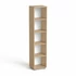 Kép 1/2 - Szekrény, 5 rendező magas, nyitott, polcos, keskeny MAYAH "Freedom SV-03", kőris