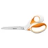 Kép 1/5 - Olló, általános, 23 cm, FISKARS "RazorEdge Softgrip", narancssárga-fehér
