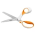 Kép 2/5 - Olló, általános, 23 cm, FISKARS "RazorEdge Softgrip", narancssárga-fehér