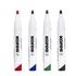 Kép 2/2 - Tábla- és flipchart marker készlet, 3 mm, kúpos, KORES "K-Marker XW1", 4 különböző szín