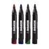 Kép 1/2 - Alkoholos marker, 3-5 mm, kúpos, KORES "K-Marker XP1", 4 különböző szín