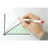Kép 2/3 - Tábla- és flipchart marker készlet, 1-3 mm kúpos, KORES "K-Marker W1", 4 különböző szín