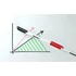 Kép 3/3 - Tábla- és flipchart marker készlet, 1-3 mm kúpos, KORES "K-Marker W1", 4 különböző szín