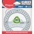 Kép 1/2 - Szögmérő, műanyag, 360°, MAPED "Geometric"