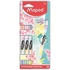 Kép 1/7 - Szövegkiemelő készlet, 1-5 mm, kétvégű, MAPED "Fluo Peps Duo", 6 különböző pasztell szín