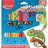 Kép 1/3 - Színes ceruza készlet, háromszögletű, MAPED "Color`Peps Star", 48 különböző szín