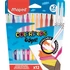 Kép 1/8 - Filctoll készlet, 3,6 mm, törölhető, MAPED "Color`Peps Oops!", 10+2 különböző szín