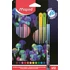 Kép 1/9 - Filctoll készlet, 0,8 mm, kimosható, MAPED "Deepsea Paradise", 12 különböző szín