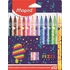 Kép 1/8 - Filctoll készlet, 2,8 mm, kimosható, MAPED "Pixel Party", 12 különböző szín