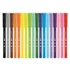 Kép 2/2 - Filctoll készlet, 2 mm, kimosható, MAPED "Color`Peps Ocean", 18 különböző szín