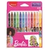 Kép 1/2 - Filctoll készlet, 2,8 mm, kimosható, MAPED "Barbie", 12 különböző szín