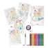 Kép 2/4 - Akvarell festőkészlet, MAPED CREATIV "Barbie Aqua Art - Maxi Set"