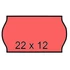 Kép 2/2 - Árazószalag, 22x12 mm, piros Kép 2/2 - Árazószalag, 22x12 mm, piros