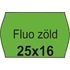 Kép 1/2 - Árazószalag, 25x16 FLUO zöld