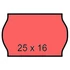 Kép 2/2 - Árazószalag, 25x16 mm, piros