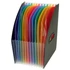 Kép 2/3 - Iratpapucs, PP, 12 részes, VIQUEL, "Rainbow Class", fekete