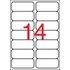 Kép 1/2 - Etikett, 99,1x38,1 mm, poliészter, kerekített sarkú, APLI, átlátszó, 140 etikett/csomag