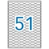 Kép 3/3 - Etikett, 45x8 mm, eltávolítható, ékszerekhez, A5 hordozón, APLI, 765 etikett/csomag