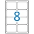 Kép 2/2 - Etikett, 99,1x67,7 mm, poliészter, időjárásálló, kerekített sarkú, fehér, APLI, 160 etikett/csomag