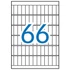 Kép 1/2 - Etikett, 12x30 mm, kerekített sarkú, A5 hordozón, APLI, 990 etikett/csomag
