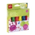 Kép 1/4 - Tempera készlet, ecsetvégű tubusban, APLI Kids "Paint&Fun", 6 különböző neon szín