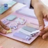 Kép 3/4 - Cicás jegyzetfüzet, öntapadós kiegészítőkkel, APLI Back2Fun, rózsaszín