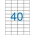 Kép 1/2 - Etikett, univerzális, 52,5x29,7 mm, VICTORIA PAPER, 4000 etikett/csomag