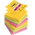 Kép 2/5 - Öntapadó jegyzettömb, "Z", 76x76 mm, 4+2x90 lap, 3M POSTIT "Carnival", vegyes