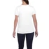 Kép 2/2 - Póló, női, karcsúsított, 100% pamut, XL méret, "Gildan", fehér