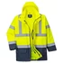 Kép 5/7 - Munkavédelmi kabát, jól láthatósági, 3 az 1-ben, M méret "Hi-Vis", sárga-tengerészkék