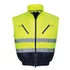 Kép 7/7 - Munkavédelmi kabát, jól láthatósági, 3 az 1-ben, M méret "Hi-Vis", sárga-tengerészkék
