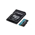 Kép 2/2 - Memóriakártya, microSDXC, 128GB, C10/UHS-I/U3/V30/A2, adapter, KINGSTON "Canvas Go! Plus"