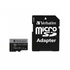 Kép 2/3 - Memóriakártya, microSDXC, 256GB, CL10/U3/A2, 100/90 MB/s, adapter, VERBATIM "PRO"