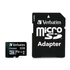 Kép 2/2 - Memóriakártya, microSDHC, 32GB, CL10/U1, 90/10 MB/s, adapter, VERBATIM "Premium"