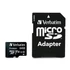 Kép 2/2 - Memóriakártya, microSDXC, 64GB, CL10/U1, 90/10 MB/s, adapter, VERBATIM "Premium"