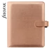 Kép 3/3 - Kalendárium, gyűrűs, betétlapokkal, A5 méret, FILOFAX, "Saffiano Metallic", rózsaarany