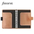 Kép 2/3 - Kalendárium, gyűrűs, betétlapokkal, personal méret, FILOFAX, "Saffiano Metallic", rózsaarany