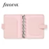 Kép 4/5 - Kalendárium, gyűrűs, betétlapokkal, pocket méret, FILOFAX "Saffiano", halvány rózsaszín