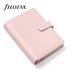 Kép 5/5 - Kalendárium, gyűrűs, betétlapokkal, personal méret, FILOFAX "Saffiano", halvány rózsaszín