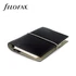 Kép 1/3 - Kalendárium, gyűrűs, betétlapokkal, personal méret, FILOFAX, "Domino", fekete