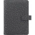 Kép 1/2 - Kalendárium, gyűrűs, betétlapokkal, personal méret, FILOFAX, "Confetti", fekete