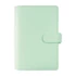 Kép 1/2 - Kalendárium, gyűrűs, betétlapokkal, personal méret, FILOFAX "Saffiano", menta