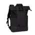 Kép 1/8 - Notebook hátizsák, 15,6", rolltop, 25L, RIVACASE "5321 Dijon", fekete